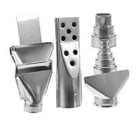 INOOMP 7 pièces Embouts Buse pour Station Soudage Air Chaud Acier Inoxydable Kit Accessoires avec Buses Rondes Plates et Bec pour Outil de Réparation Thermique