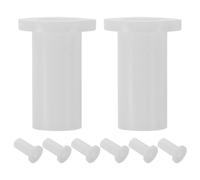 INOOMP 8 douilles de rechange pour charnière de porte de congélateur, | Bague de palier pour charnière de porte, compatible avec les portes d'électroménager, en plastique, installation