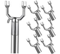 INOOMP 8 Pièces Fourche Support Arbre Fruitier Support D'étai d'arbre Support d'arbre Soutien à La Succursale Branche d'arbre Soutien Aux Arbres Fruitiers Noël Alliage D'aluminium Silver
