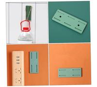 INOOMP 8 pièces Support Mural Adhésif pour Multiprises Fixateur sans Perçage pour Bureau et Maison Organisateur Polyvalent pour Prises Électriques et Routeurs Gain de Place et