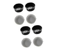 INOOMP 8pièces Abreuvoirs Et Nourrisseurs pour Reptiles Assiettes Ronde pour Tortues Et Serpents Accessoires De Terrarium Et Faciles à Nettoyer