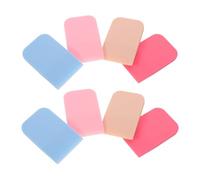 INOOMP 8pièces Set de Pinceaux Silicone Étanches pour Maquillage et Masque Facial Applicateurs Visage Multicolores pour Fond de Teint et Soins Peau Spatules Souples pour Application