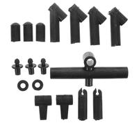 INOOMP 9 Pièces Accessoires de cerf-Volant de Bricolage pour Les Enfants Fournitures de cerf-Volant pièces de réparation de cerf-Volant Plastique Black