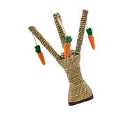 INOOMP À Gratter pour Chat Forme De avec Jouet Carotte Suspendu Griffoir Portable Et pour Maison