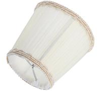 INOOMP Abat-jour en Tissu Tambour 9x12x11 Cm Beige pour Plafonnier et Applique Murale, Abat-jour Moderne Suspendu Compatible Lampes de Salon, la Cuisine et Chambre, Cache-lampe Décoratif