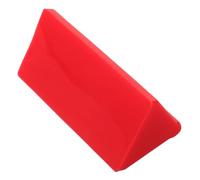 INOOMP Activateur de diapason pour le son - Triangle antibruit, rouge | Bloc activateur triangulaire en silicone pour diapason - Amplificateur de vibrations pour salle de yoga et de