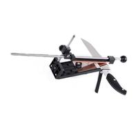 INOOMP Affûteur à Couteaux Professionnel avec Angle Fixe en Abs, Acier Inoxydable et Pierre, Aiguisage Précis Facile Cuisine avec Pierres de Meulage 180 400 800 1500