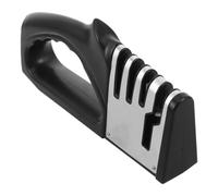 INOOMP Affûteur pour couteaux et ciseaux de cuisine | Accessoires pour affûteur manuel en quatre étapes | Permet de réparer, restaurer et polir les lames | Kit d'affûtage