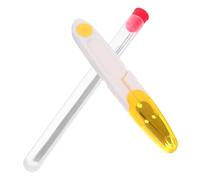 INOOMP Aiguilles à Perles Grand Chas 7 Tailles Différentes avec Ciseaux et Tube de Rangement - Outil de Perlage pour Broderie, Fabrication de Bijoux et Loisirs Créatifs - Kit Complet