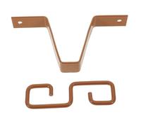 INOOMP Ancrages pour Chaînes De Pluie Et Crochets Adaptation pour Gouttières Supports pour De Toit avec Fixation sans Outil