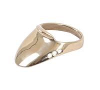 INOOMP Anneau de Tir à Arc Laiton Professionnel Bague Résistante à Usure avec Protection du Pouce Légère et Portable pour Chasse et Entraînement