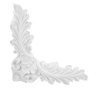 INOOMP Applique d'angle de plafond de style français, moulure murale | Moulure d'angle en rosace, applique de plafond en volute pour luminaires et éléments décoratifs intérieurs de style