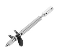 INOOMP Arbre D’hélice pour Bateau Radiocommandé 10x5 Cm, Acier Inoxydable 2,00 Mm, Transmission Stable, Accessoires pour Modélisme Naval, Hélice D’hydravion et Propulsion