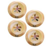 INOOMP Articles Commémoratifs en Papier pour Funérailles d'animaux de Compagnie, Lot de 4 Bols Imitation Riz pour Chiens et Chats, Accessoires Funéraires pour Compagnons Décédés,