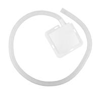 INOOMP Bac à Condensation Portable pour Climatiseur Blanc en Plastique avec Tuyau, Conception de Drainage pour Usage Intérieur, Récupérateur D'eau de Climatisation