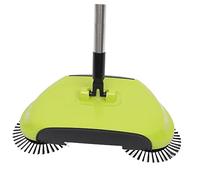 INOOMP Balayeuse De Sol Multifonction 3 Niveaux Poignée Réglable Abs Acier Inoxydable Balai-brosse Rotation 360° Sans Batterie Nettoyage Maison Sols Durs Verts