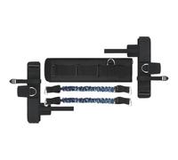 INOOMP Bandes de Résistance pour Cheville en Polyester et Caoutchouc, Ceinture de Musculation pour Abduction Hanche et Amélioration Puissance Explosive des Jambes, pour L'entraînement