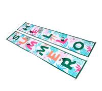 INOOMP Bannière Décorative de Porte Bonjour L'Été pour Événements et Fêtes, Décor de Porte Intérieur pour Ambiance Estivale
