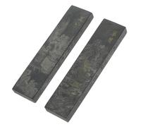 INOOMP Bloc D'encre de Calligraphie Traditionnelle à Broyer, Lot de 2 Bâtonnets Faits Main en Suie D’huile, Format Compact pour Dessin et Peinture, Matériel Artistique Style Aléatoire