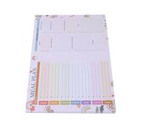 INOOMP Bloc-notes Magnétique pour Planificateur Hebdomadaire de Repas 18 X 25 Cm B5, Tableau Blanc Effaçable pour Réfrigérateur Liste de Courses Détachable, Organiseur la Cuisine