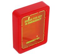 INOOMP Boîte à Clés Murale Rouge Serrure à Combinaison pour Rangement Sécurisé des Clés, en Plastique Résistant aux Intempéries, pour Maison et Usage Extérieur