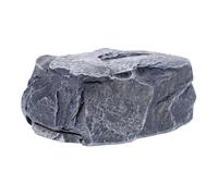INOOMP Boîte à Clés Pierre Décorative Extérieure Résine Résistante Aux Intempéries Cache Clé Sécurisé pour Jardin et Terrasse Rangement Discret