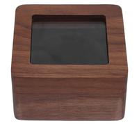 INOOMP Boîte à Monnaie pour Collectionneurs, Boîte de Présentation pour Collectionneur de Pièces, Bois et Éponge, Emboîtable, Fentes de Précision, pour Pièces de Collection et Médailles,