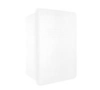 INOOMP Boîte à Reptiles en Plastique Transparente pour L'élevage et L'alimentation Forme Simple et Élégante Double Ouverture de Petits Animaux comme Tortues et Geckos