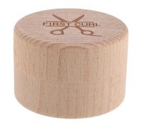 INOOMP Boîte à Souvenirs en Bois pour Dents de Lait et Cheveux de Bébé Fermeture Sécurisée et Rangement Compact pour Mémoire D'enfance ou Baptême