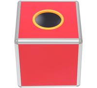 INOOMP Boîte à Tirage Carrée Opaque Multi-usage pour Raffle Urne de Vote et Collecte de Dons Coffret de Tombola Sécurisé pour Réunions et Événements