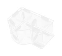 INOOMP Boîte de Nourriture du Hamster mangeoire Automatique pour Cage Petit Bol pour Animaux de Compagnie contenants de Nourriture pour Hamsters Acrylique Transparent