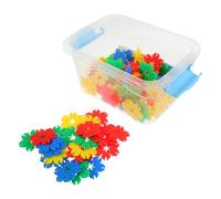 INOOMP Boîte De Rangement De 70 Blocs De Construction Créatifs Jouets De Construction pour Enfants Jouets De Connexion Jeu De Construction Imaginatif d'apprentissage des Langues