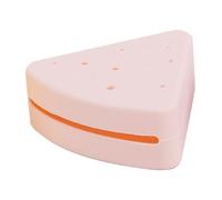 INOOMP Boîte de Rangement Maquillage en Silicone pour Houppettes, Forme Triangulaire Effet Ventilant, Design Compact pour Voyage