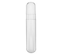INOOMP Boîte de Rangement pour Pinces à Épiler et Cils en Plastique Robuste, Étui Tube Ovale Compact avec Bouchon, pour Maquillage, Manucure et Voyage, Organiseur Multi-Outils de Beauté