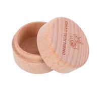 INOOMP Boîte en bois souvenir « Ma première coupe de cheveux de béb頻,