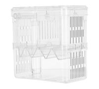 INOOMP Boîte Isolement pour Aquarium avec Ventouse Boîte de Reproduction Transparente pour Éclosion de Poissons Crevettes et Alevins Incubateur Adapté à Élevage et Séparation des Jeunes