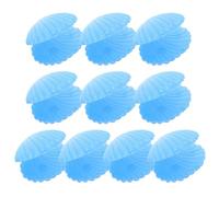 INOOMP Boîtes à Bonbons pour Rangement Bijoux Forme Coquillage en Plastique Lot de 10 Légères pour Créer une Ambiance Estivale Lors de Fêtes ou Anniversaires