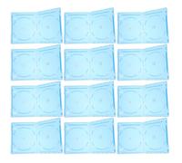 INOOMP Boîtier DVD, Boîte de Rangement pour CD, Boîtier CD en Plastique, 12pcs, Plastique, rectangulaire, Semi-Transparent, pour disques et Voyage