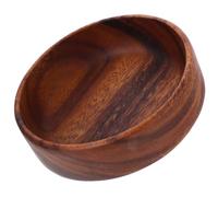 INOOMP Bol à Collations en Bois, Bol en Bois la Maison, Marron, Léger et Portable, pour Usage Domestique Réutilisable