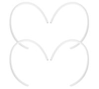 INOOMP Bouchon de Gouttière en Caoutchouc 3x2 Pouces, Lot de 4 Pièces, Protection de Tuyau Pluviale pour Jardin Extérieur, Couvre-gouttières Étanche Anti-entrée Débris,