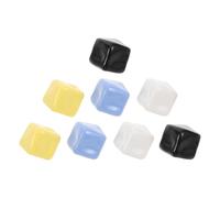 INOOMP Bouchon de Parfum Coloré 15mm en Plastique Brillant, Lot de 8