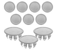 INOOMP Bouchons Ronds Installation Facile Lot de 10 en Acier Inoxydable Bouchons D'étanchéité Résistants à L'usure pour Boîtes Électriques Adaptés aux Panneaux Électriques Industriels