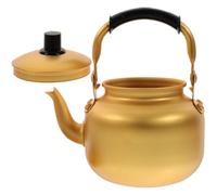 INOOMP Bouilloire Domestique 1l Poignée Anti-brûlure en Alliage D'aluminium Compacte et Conduction Thermique pour Usage Quotidien la Maison