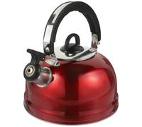 INOOMP Bouilloire Sifflante Poignée Ergonomique 3l en Acier Inoxydable Théière pour Casserole D'eau Bouillante Rouge Plusieurs styles pour Cuisinière Induction Plusieurs styles