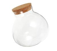 INOOMP Bouteille Écologique Micro Pot De Propagation Pot avec Couvercle en Liège Bouteille en Verre Vase à Bourgeon Récipient en Verre