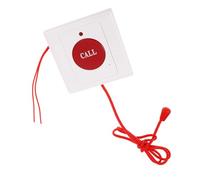 INOOMP Bouton Appel Urgence Mural à Tirage pour Patients et Personnes Âgées Alerte Simple à Installer sans Câblage Accessoire Sécurité Indispensable pour Soignants