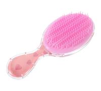 INOOMP Brosse à Cheveux Transparente pour Garçon et Filles, Brosse Démêlante Ovale Cartoon, Poils Souples pour Cuir Chevelu Sensible, Portable Cheveux Mouillés, 1 Pièce, Usage Quotidien