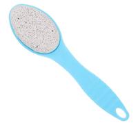 INOOMP Brosse à Pieds Double Face en Pierre Naturelle Bleu, Outil de Pédicure Exfoliant pour Éliminer les Peaux Mortes, Brosse Exfoliante Compacte pour Soins des Pieds à Domicile Voyage
