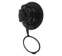 INOOMP Buse D'air en Pvc pour Paquet Gonflable Valve Unidirectionnelle Étanche et Réutilisable, Embout Noir pour Paquet de Transport et Logistique