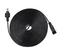 INOOMP Câble alimentation DC universel 5 m pour pompe solaire et caméra de surveillance 12 V/24 V avec câble extension pour lampes solaires usage en extérieur